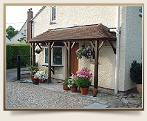 Country Style Canopy Porch.